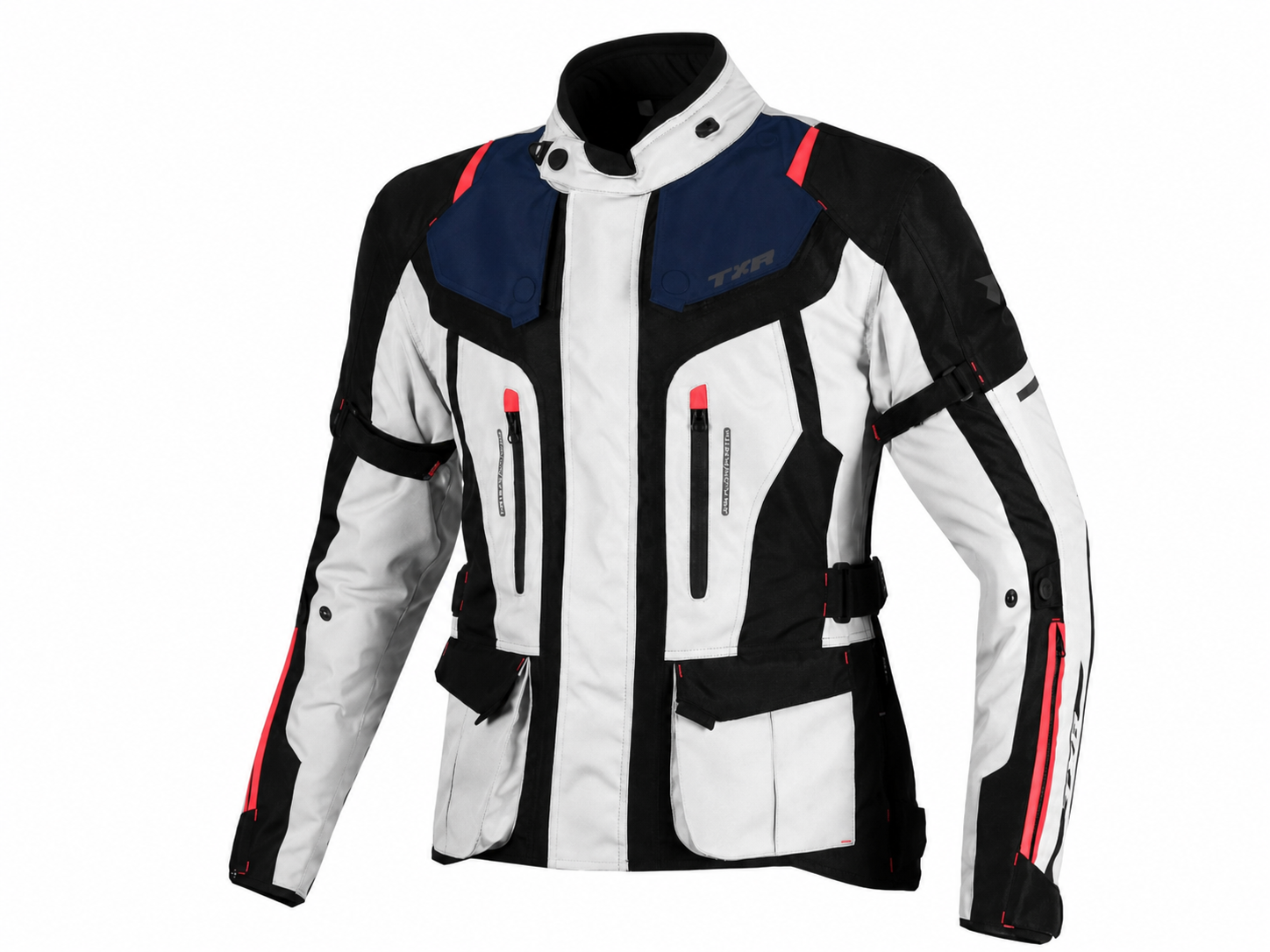 Bunda na motorku TXR Expedition černo-šedo-fluo žlutá